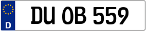 Truck License Plate